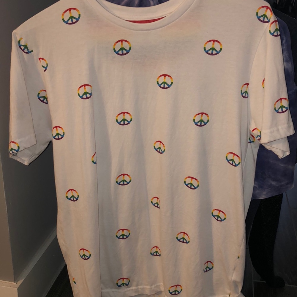 Peace themed t shirt